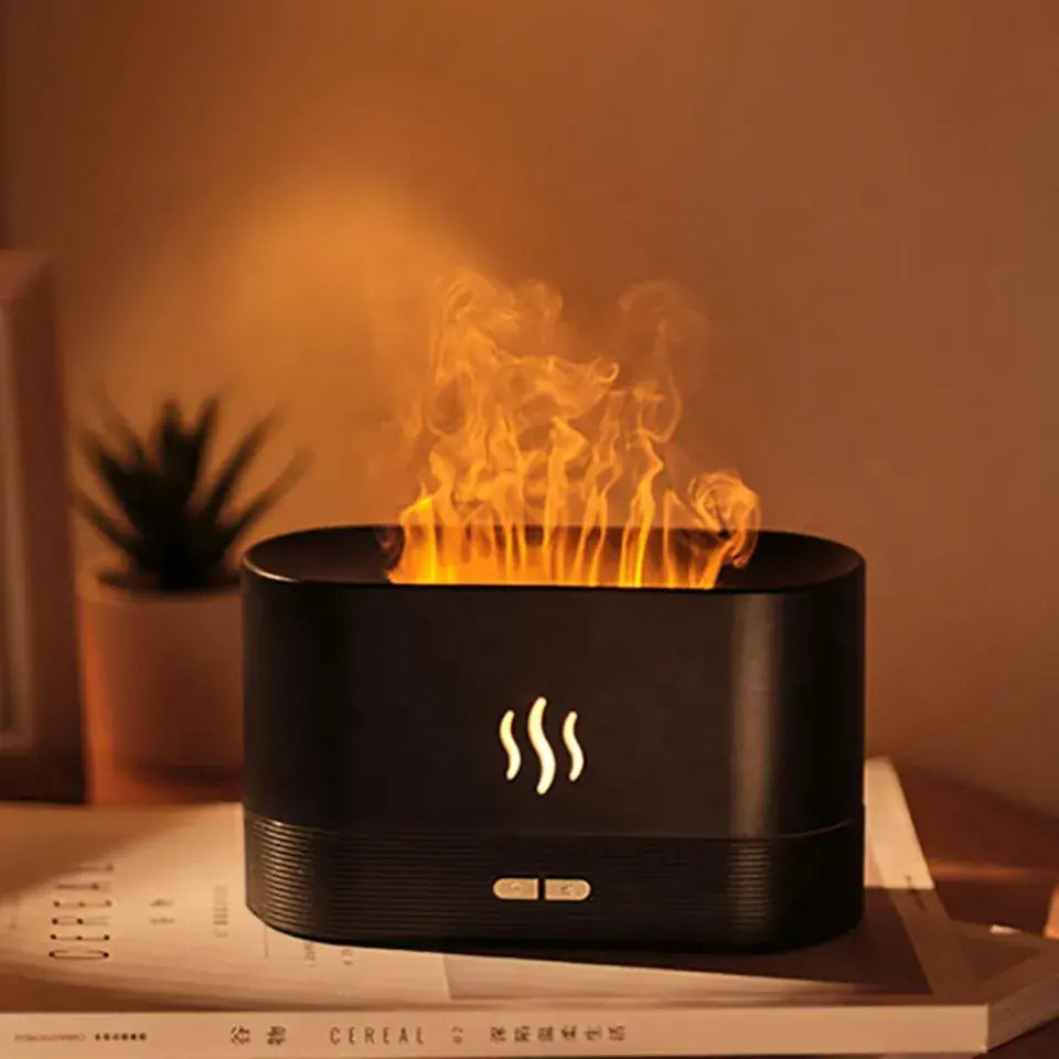 USB Desktop Flame Aroma Diffuser Humidifier